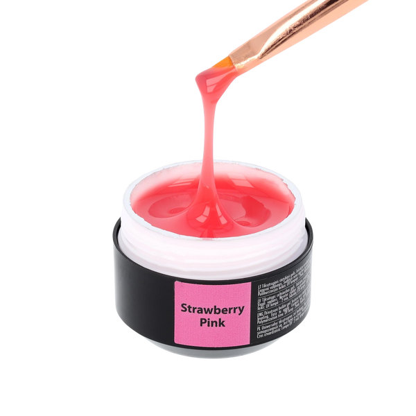 Builder Gēls Color "Sincero Salon", Strawberry Pink, 15ml