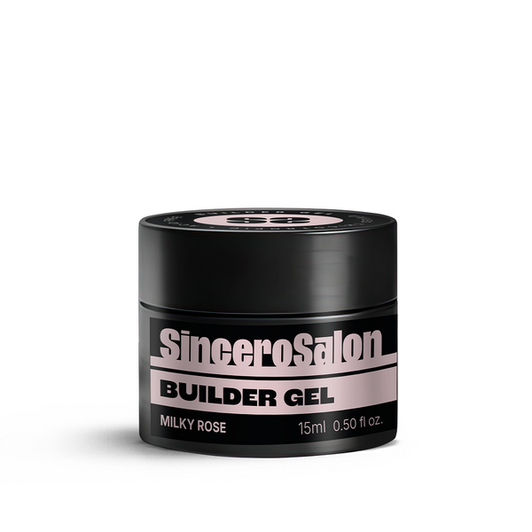 Builder Gēls "Sincero Salon", Milky Rose, 15ml