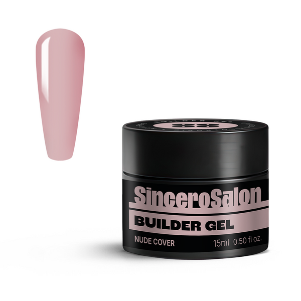 Builder Gēls "Sincero Salon",  Nude Cover, 15ml