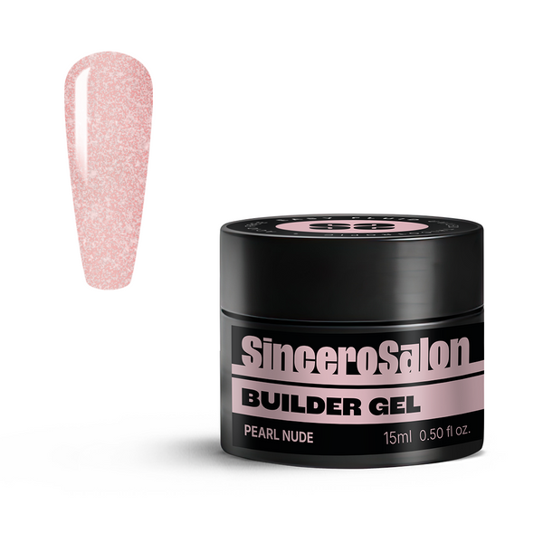 Builder Gēls "Sincero Salon", Pearl Nude, 15 ml