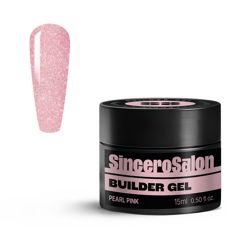 Builder Gēls Sincero Salon, Pearl Pink, 15 ml