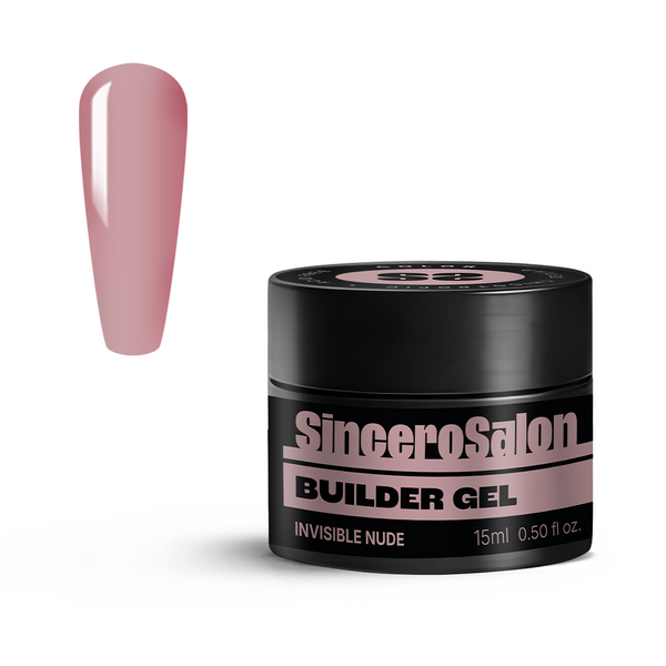 Builder Gēls Color "Sincero Salon", Invisible Nude, 15ml