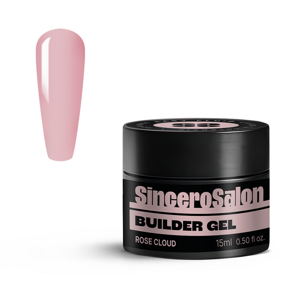 Builder Gēls Easy Fluid "Sincero Salon", Rose Cloud, 15ml