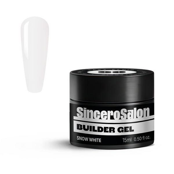 Builder Gēls Easy Fluid "Sincero Salon", Snow White, 15ml