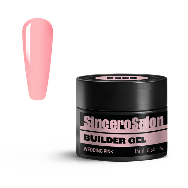 Builder Gēls Solid "Sincero Salon", Wedding Pink, 15ml