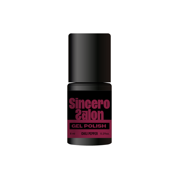 Gēla nagu laka "Sincero Salon", 6ml, Chili pepper, 814