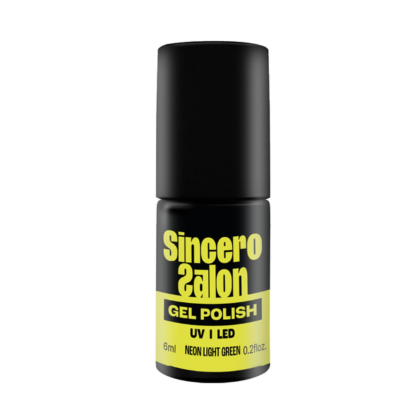 Gēla nagu laka "Sincero Salon", 6 ml, Neon light green, 4409