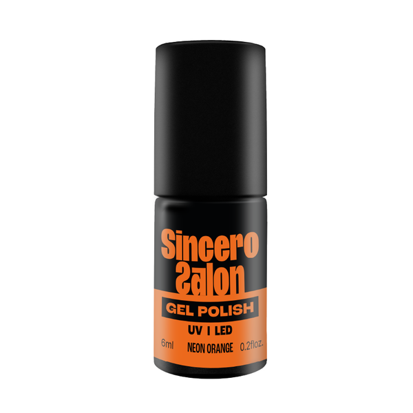 Gēla nagu laka "Sincero Salon", 6ml, Neon orange, 4423