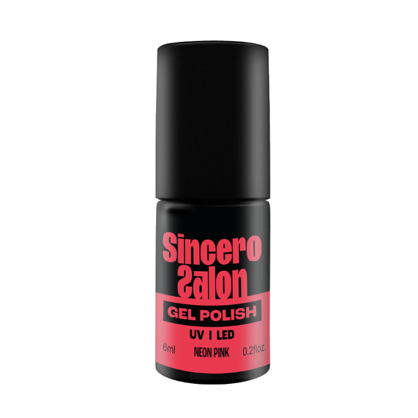 Gēla nagu laka "Sincero Salon", 6ml, Neon pink, 4430