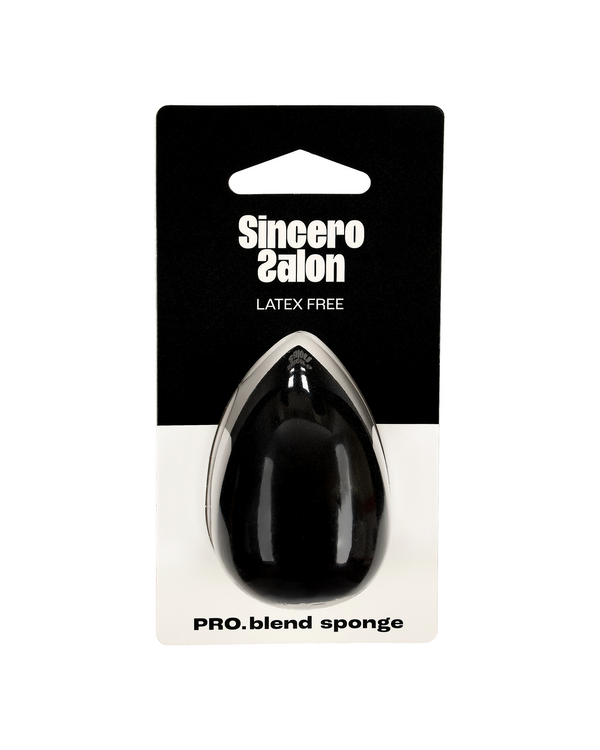 Kosmētikas sūklītis "Sincero Salon", Pro blend, black 1 vnt.