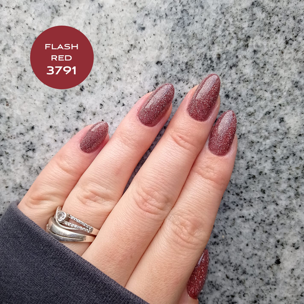 Gēla nagu laka "Sincero Salon", 6 ml, Flash Red, 3791