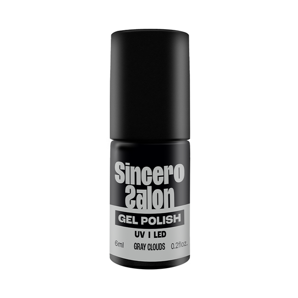 Gēla nagu laka "Sincero Salon", 6ml, Gray clouds, 2960