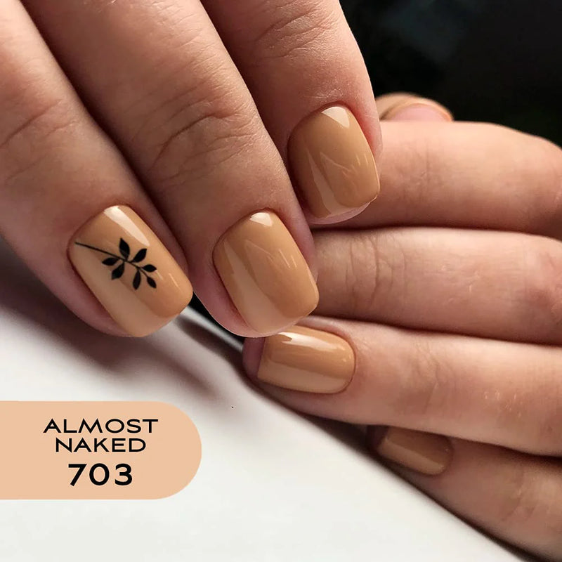 Gēla nagu laku komplekts "Sincero Salon" Totally Nude, 6 gab x 6 ml