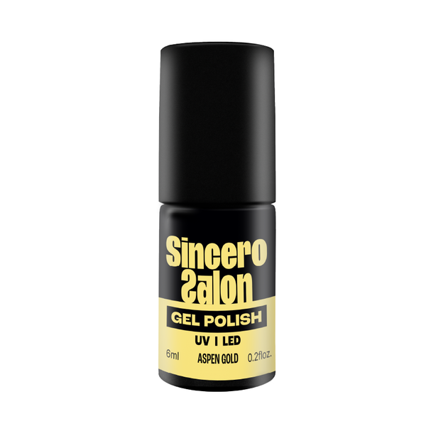 Gēla nagu laka "Sincero Salon", 6 ml, Aspen Gold, 715