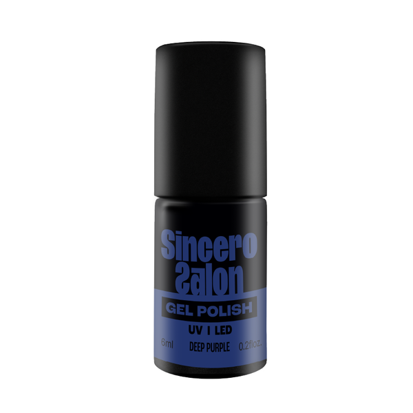 Gēla nagu laka "Sincero Salon", 6ml, Deep purple, 701