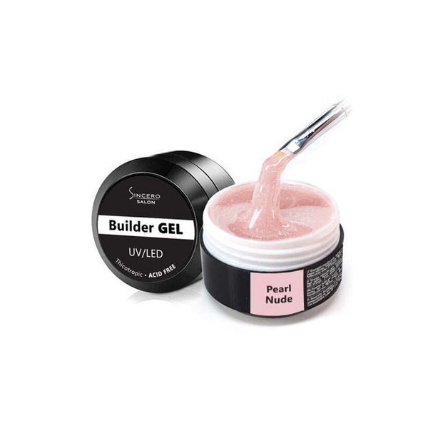 Builder Gēls "Sincero Salon", Pearl Nude, 15 ml