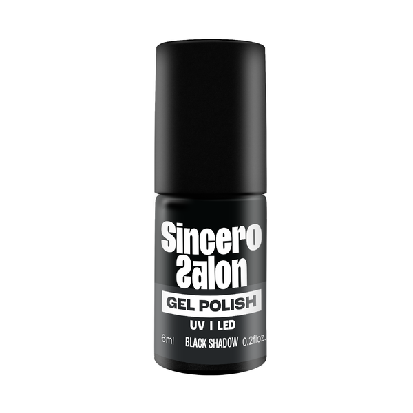 Gēla nagu laka "Sincero Salon", 6ml, Black shadow, 657