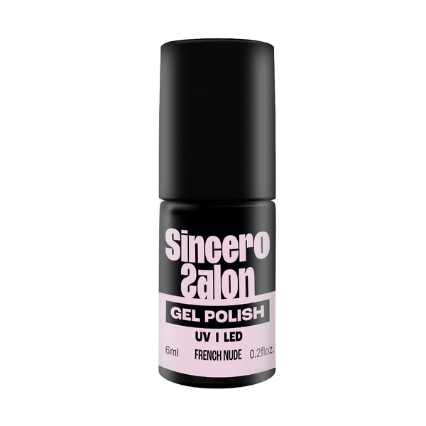 Gēla nagu laka "Sincero Salon", 6ml, French Nude, 6151