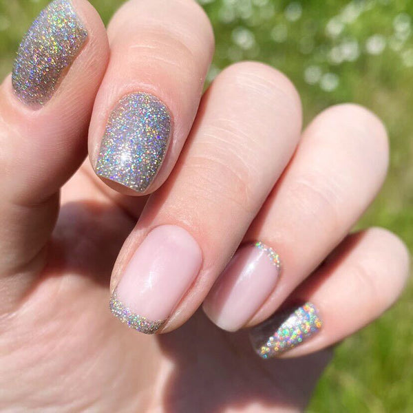 Gēla nagu laka "Sincero Salon", HOLO Laser, Champagne, 6ml