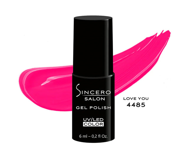 Gēla nagu laka "Sincero Salon", 6ml, Love You, 4485