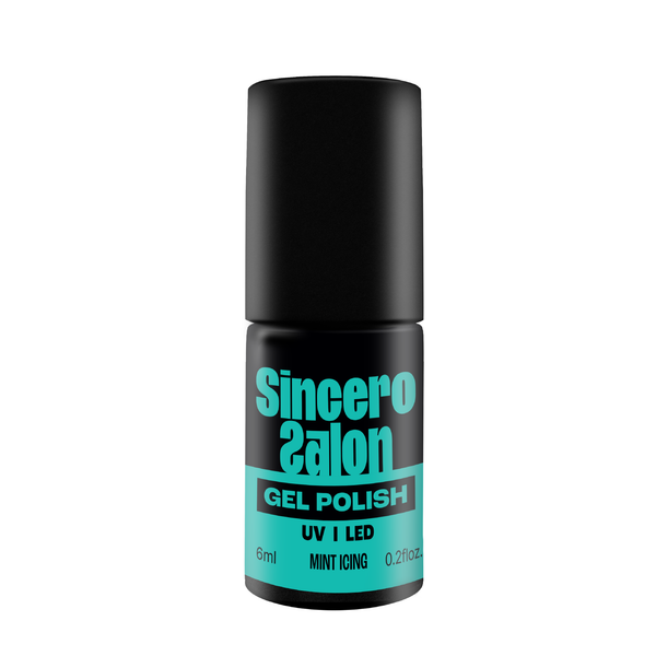 Gēla nagu laka "Sincero Salon", 6ml, Mint icing, 018