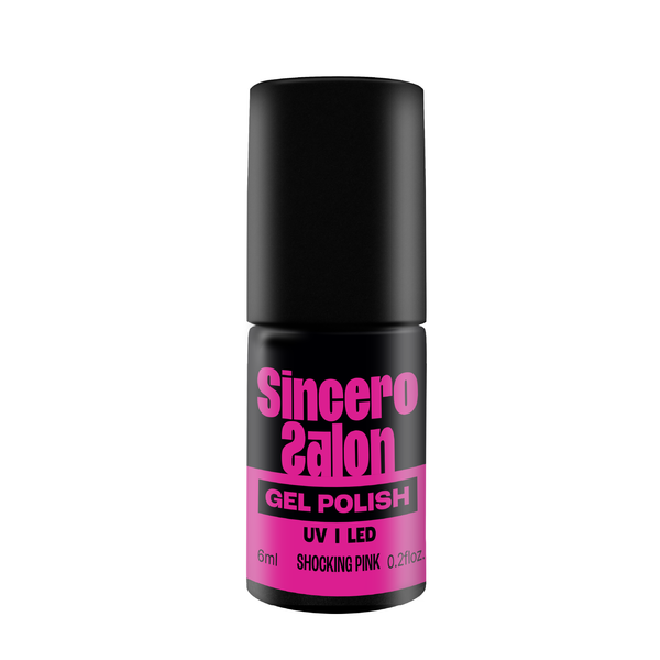 Gēla nagu laka "Sincero Salon", 6ml, Shocking pink, 852