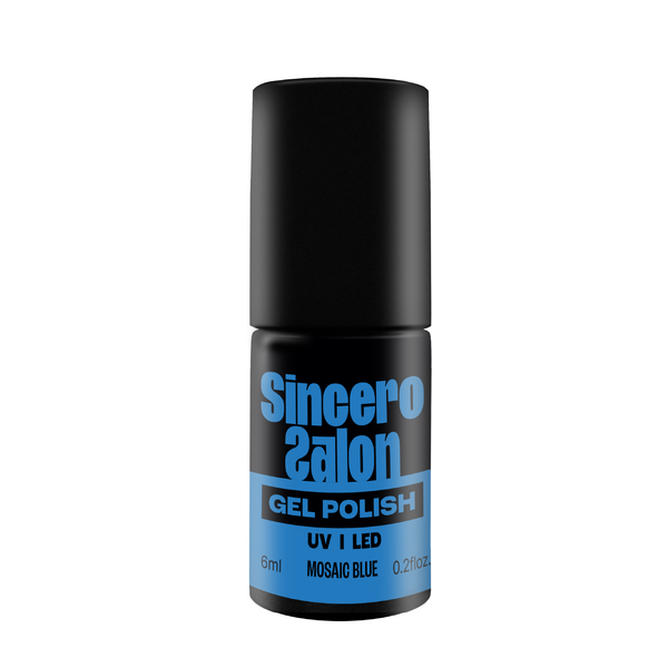 Gēla nagu laka "Sincero Salon", 6ml, Mosaic Blue , 3693
