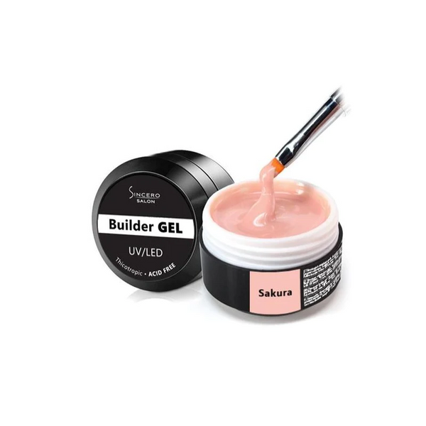 Builder Gēls "Sincero Salon",  Sakura, 15 ml