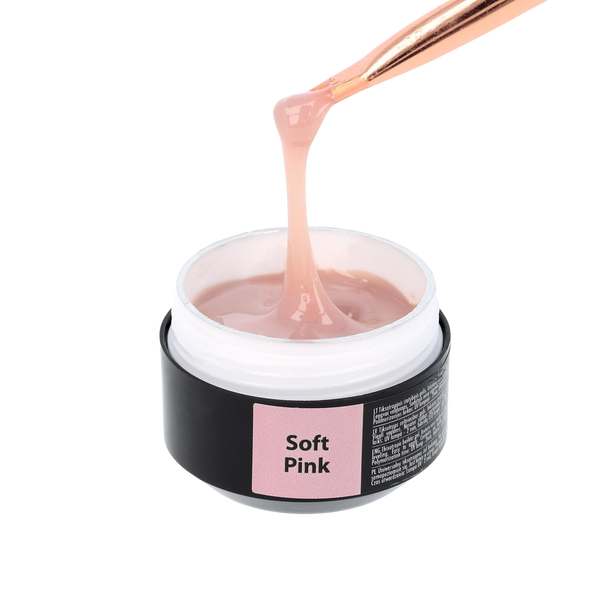 Builder Gēls Solid "Sincero Salon", Soft Pink, 15ml