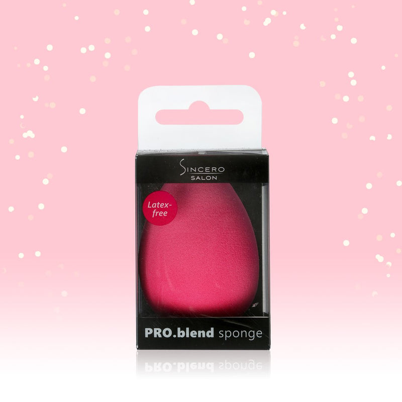 Make up sponge "Sincero salon" Pro blend, pink 1 vnt.