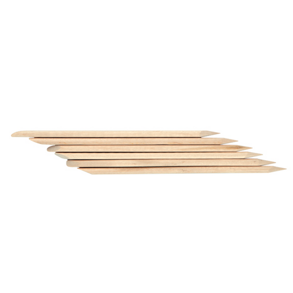 "Sincero Salon" wooden manicure sticks 150mm, 6 pcs