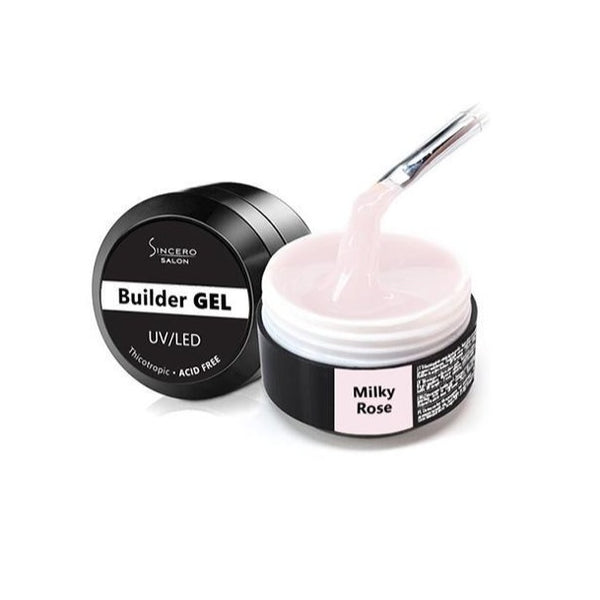 Builder Gēls "Sincero Salon", Milky Rose, 50 ml