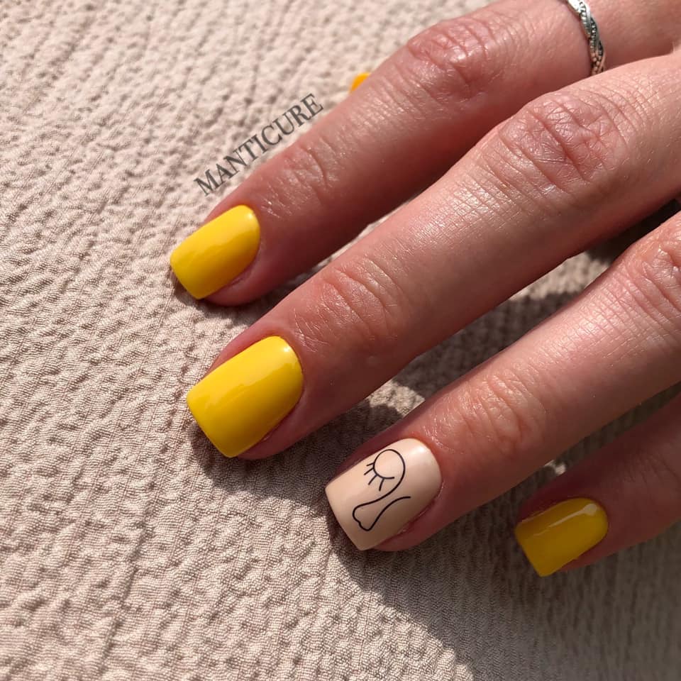 Gēla nagu laka „Sincero Salon”, 6ml, Vibrant yellow, 3716