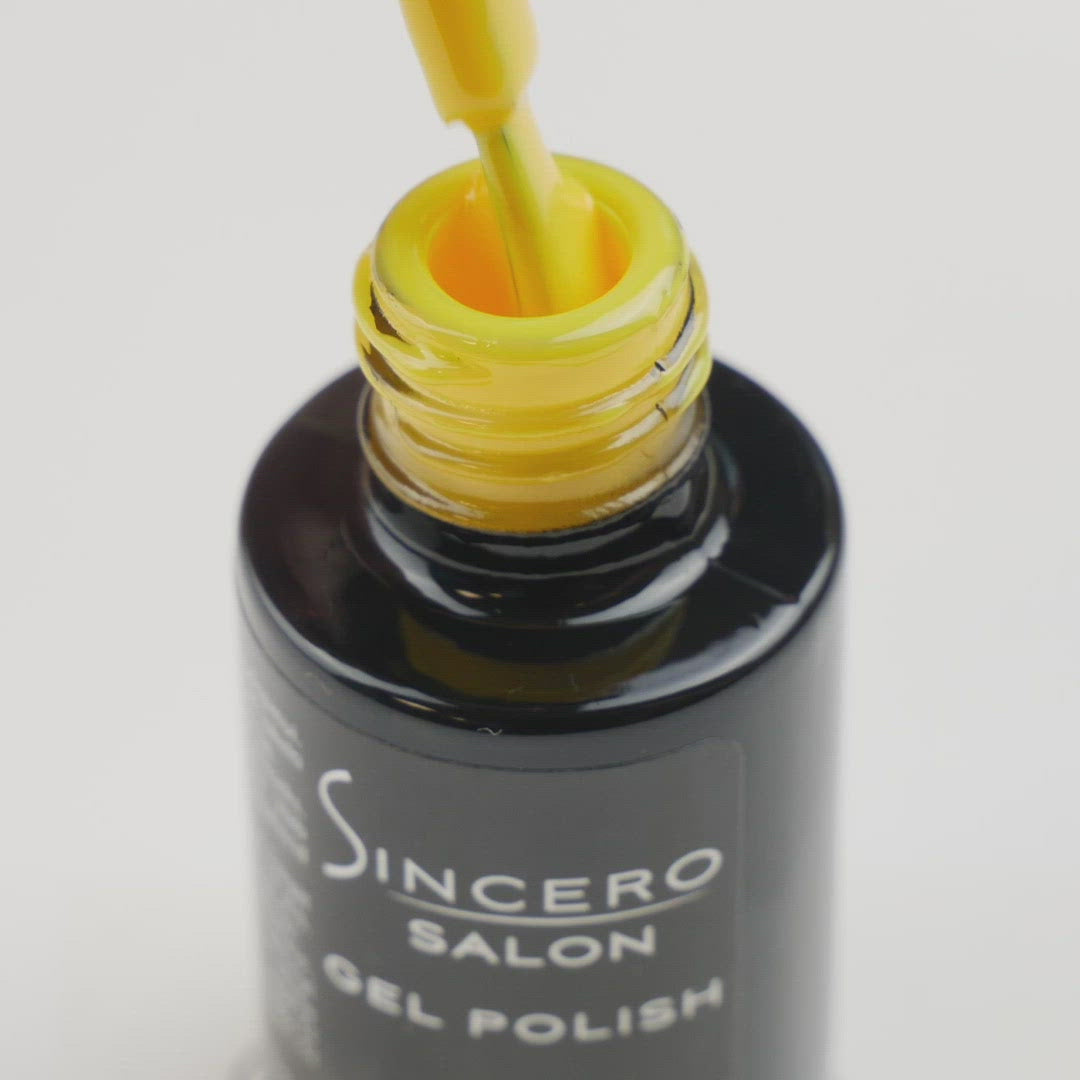 Gēla nagu laka „Sincero Salon”, 6ml, Vibrant yellow, 3716