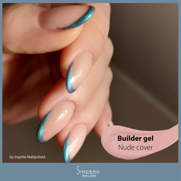 Builder Gēls "Sincero Salon",  Nude Cover, 50ml
