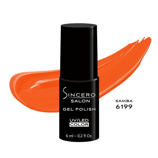 GĒLA NAGU LAKA "SINCERO SALON", 6 ML, SAMBA, 6199