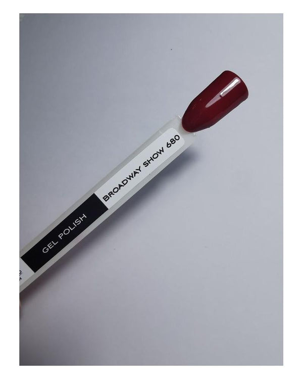 Gēla nagu laka "Sincero Salon", 6ml, Broadway show, 680