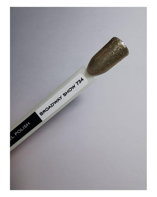 Gēla nagu laka "Sincero Salon", 6ml, Broadway show, 734