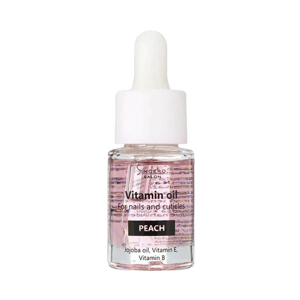 Vitaminēta nagu eļļa "Sincero Salon", Persiks, 10ml